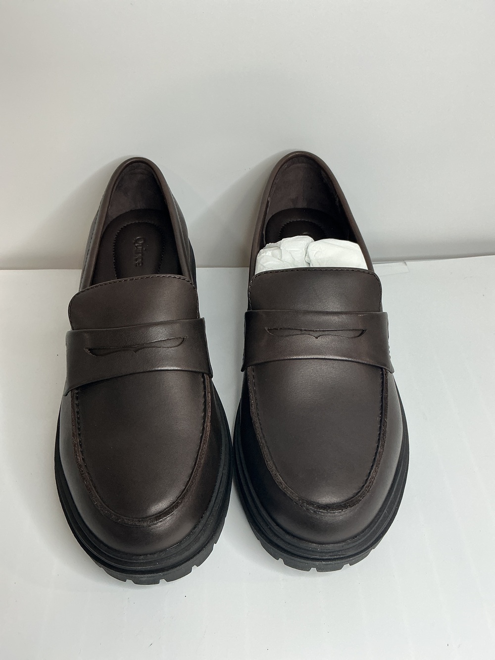 Italian Leather Lug Sole Loafer